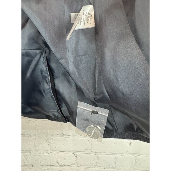 CALVIN KLEIN dark blue classic career jacket blazer size 2 NWOT - Picture 9 of 11